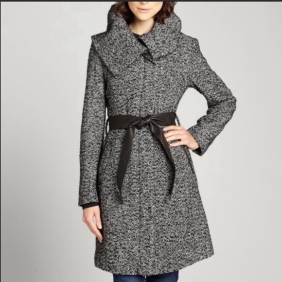 Cole Haan Jackets & Blazers - Cole Haan Tweed Wool Blend Coat Size 8